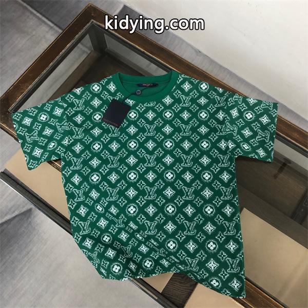 注目ブランドスタイル良く見せ ルイ ヴィトン LOUIS VUITTON 半袖Tシャツ 夏もゆったり着こなし_ブランド コピー 激安(日本最大級)-0