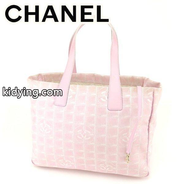 Chanel バッグ トートバッグ ニュートラベルライン トートMM ピンク ゴールド レディース Bag 通販-0