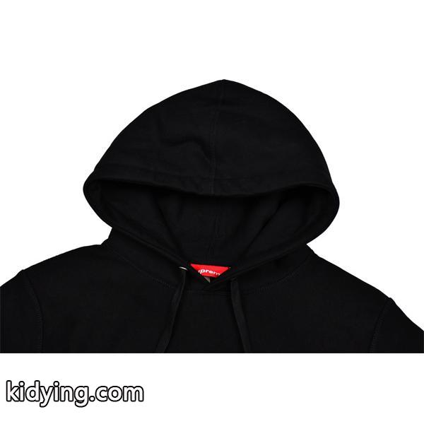 Supreme シュプリーム スーパーコピー ブラック 2025秋冬 バックインパクト 縦ロゴパーカー-1