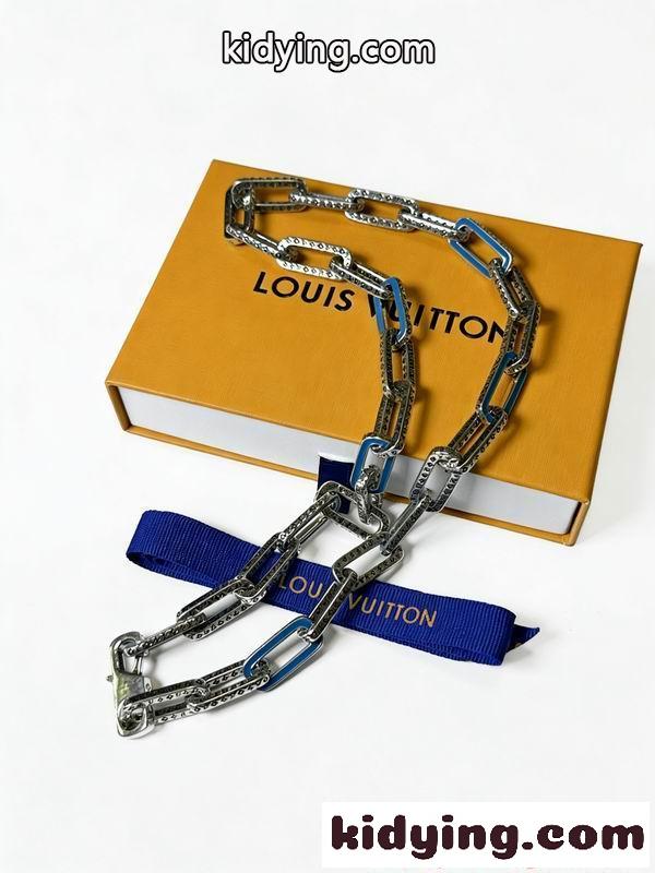 ネックレス ブルーアクセント LOUIS VUITTON ルイヴィトン スーパーコピー ステンレス仕様 個性派-7