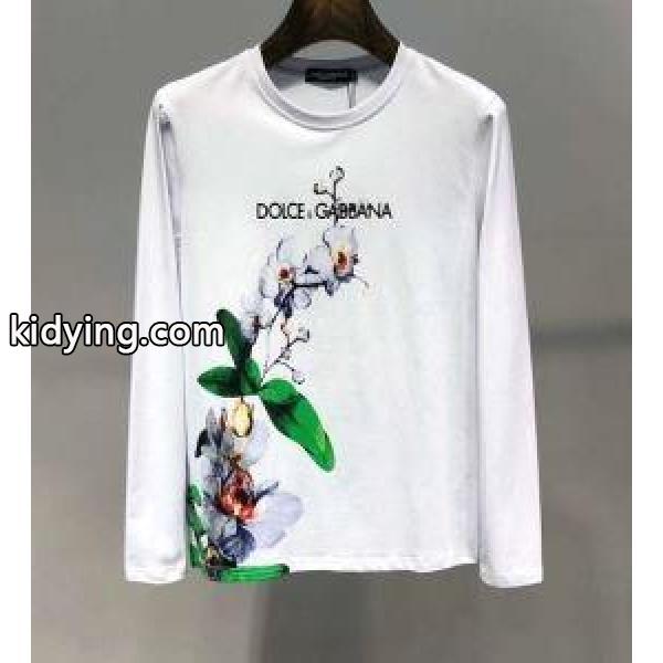 流行スタイル2019春夏新作 ドルチェ＆ガッバーナ Dolce&Gabbana 長袖Tシャツ 2色可選 期間限定、お得に買うべき_ドルチェ＆ガッバーナ DOLCE & GABBANA_ブランド コピー 激安(日本最大級)-1