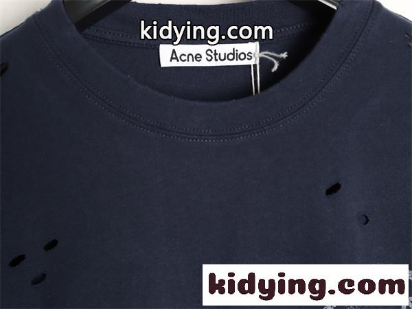 エイジング加工 カジュアルデザイン ユニセックス仕様 Acne Studios アクネストゥディオズ コピー 半袖Tシャツ-9