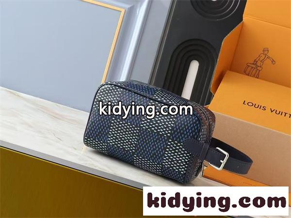 ルイヴィトン Louis Vuitton コピー ポーチ ダミエグラフィット ミニバッグ 化粧ポーチ ハンドストラップ付き コンパクト収納 トラベル 小物ケース 男女兼用-2