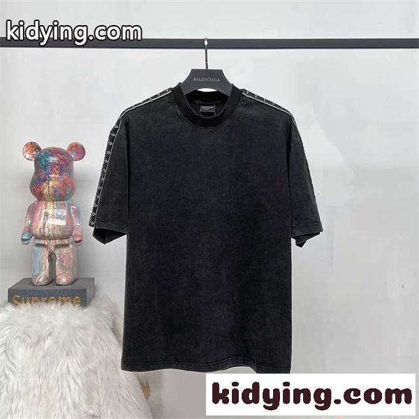 BALENCIAGA バレンシアガ コピー 半袖Tシャツ ヴィンテージ加工 オーバーサイズ トレンド仕様-1