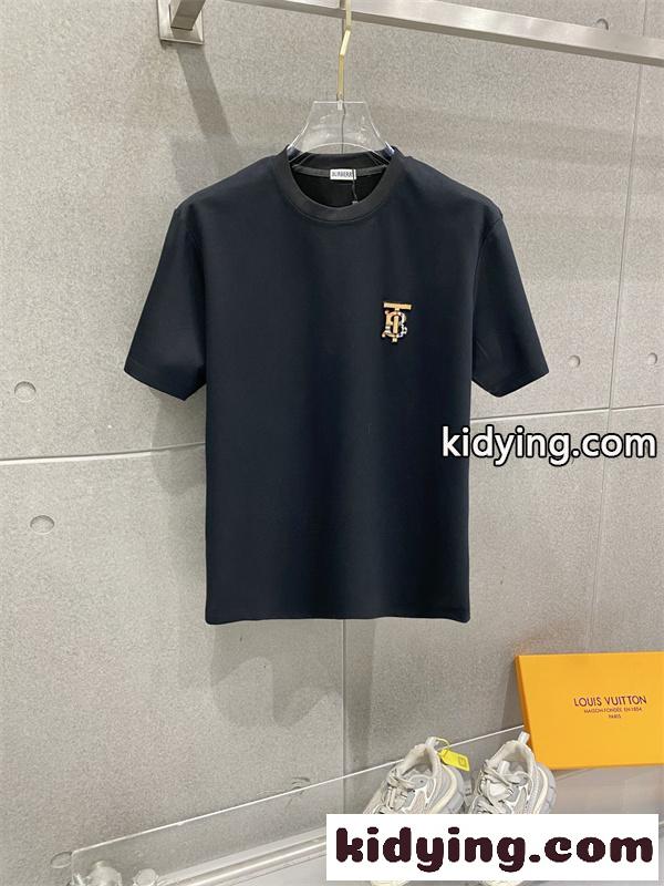 バーバリー上下着コピー BURBERRY 2026ss☆半袖Tシャツ&デニム調ショーツ セット メンズ カジュアル ストリート-3