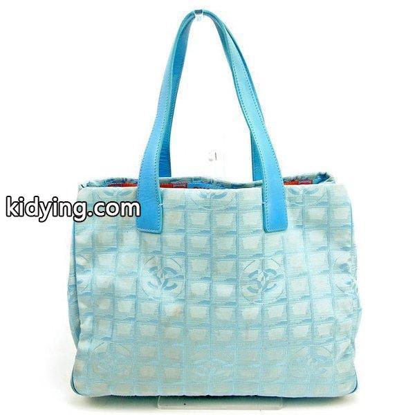Chanel バッグ トートバッグ ニュートラベルライン ニュートラベルライントートMM ブルー レディース メンズ 中古 Bag :T962:ブランドデポTOKYO - 通販ショッピング-0