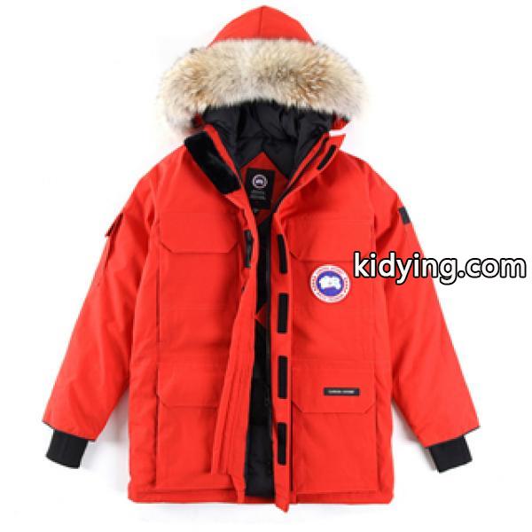 秋冬大人気なウィンダム カナダグース 偽物 通販 多色選択 ファーフードが付き CANADA GOOSE メンズダウンジャケットコート-0