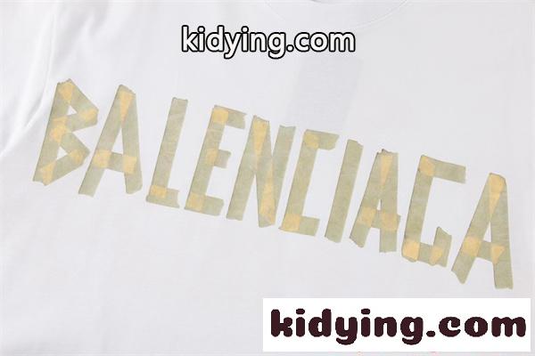 BALENCIAGA アーバンストリート ロゴTシャツ ホワイト バレンシアガ 偽物 半袖 大人カジュアル-6