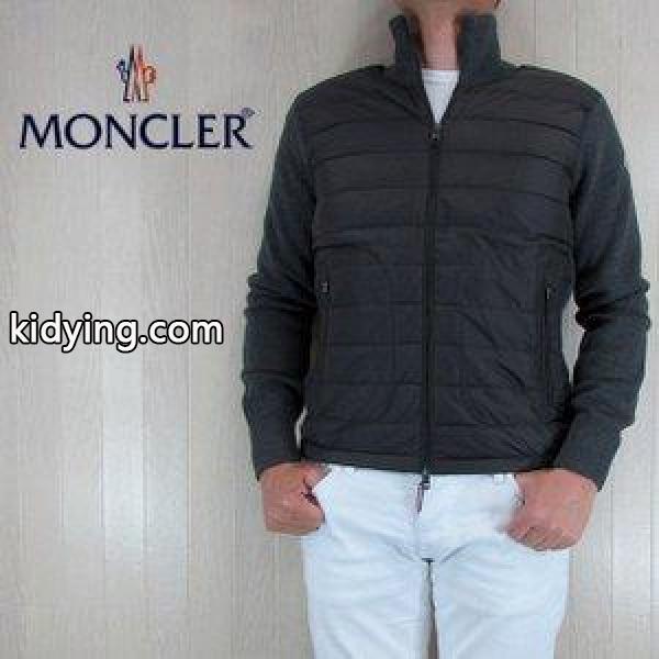 モンクレール MONCLER メンズ ダウンジャケット 切り替え ダウンブルゾン 9412700 94666/990/グレー サイズ：S :key-20180201-045-046:madoricci - 通販ショッピング-0