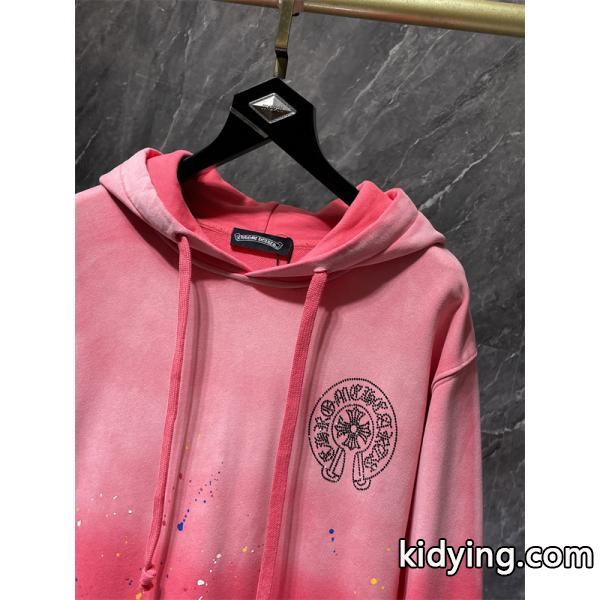 話題 暖か 円形ロゴ トレンド 秋冬定番人気 クロムハーツ コピー Chrome Hearts パーカー-4