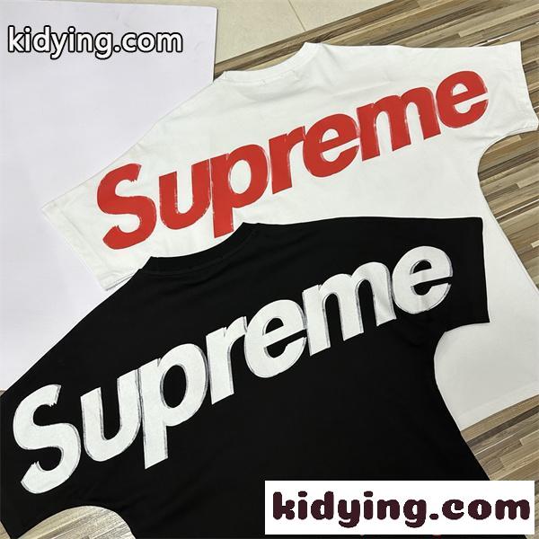 SUPREME シュプリーム コピー トレンド席巻 ブラック 2026新作 オーバーサイズ ストリート 半袖Tシャツ-2