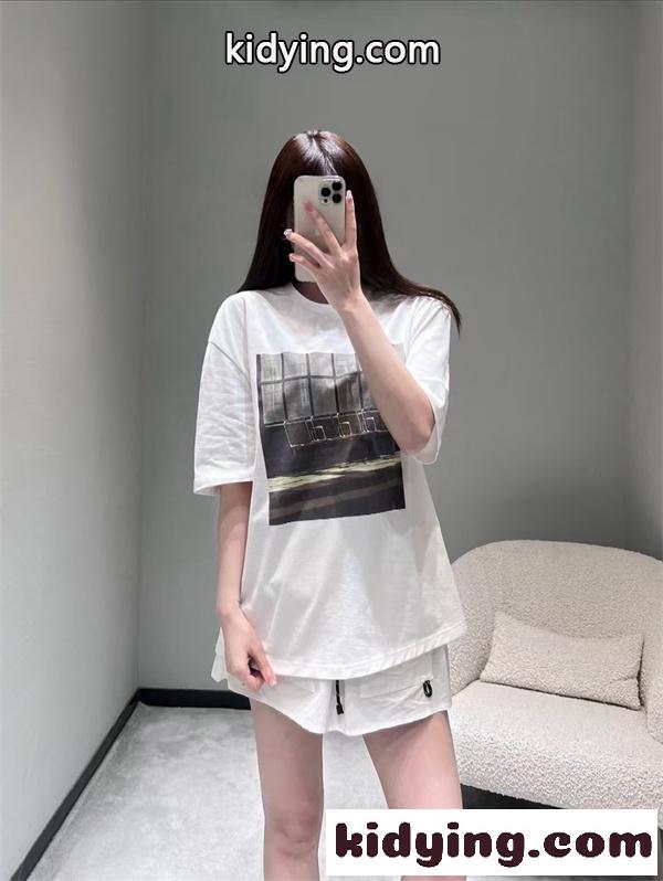 シティフォトデザイン リラックスシルエット JIL SANDER ジルサンダー コピー クルーネックTシャツ 着回し-7