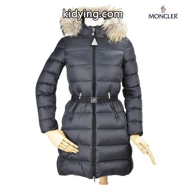 モンクレール MONCLER 49371 25 53079 999 DORIST ドリスト ダウンジャケット コート キッズ ガールズ レディース ブラック 黒 BLACK フード＆ファー ベルト付き :ml-4937125-999:クラウドシューカンパニー - 通販ショッピング-0
