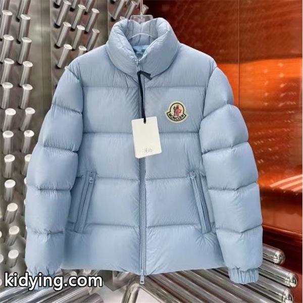MONCLER ライトブルー立領 シンプルデザイン モンクレール スーパーコピー ダウンジャケット 着心地最高-0