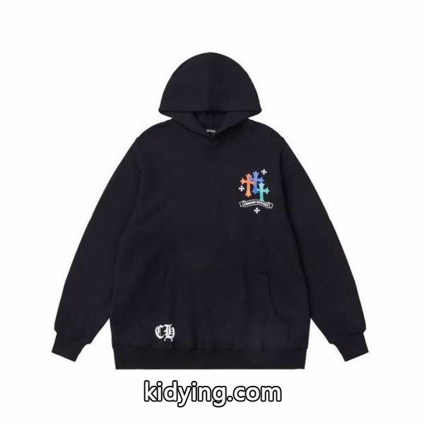 CHROME HEARTS スーパーコピー パーカー 華やか 花柄 スマイル デザイン お洒落 クロムハーツ-0