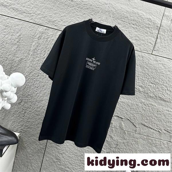 バックコンパスロゴ 2026春夏 ストリート映え STONE ISLAND ストーンアイランド コピー 半袖Tシャツ メンズカジュアル 人気上昇-3
