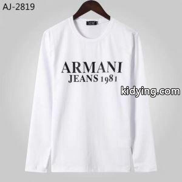 2色可選 長袖Tシャツ アルマーニ ARMANI 2019秋冬におしゃれな着こなし 寒い季節を彩るアイテム_アルマーニ ARMANI_ブランド コピー 激安(日本最大級)-1