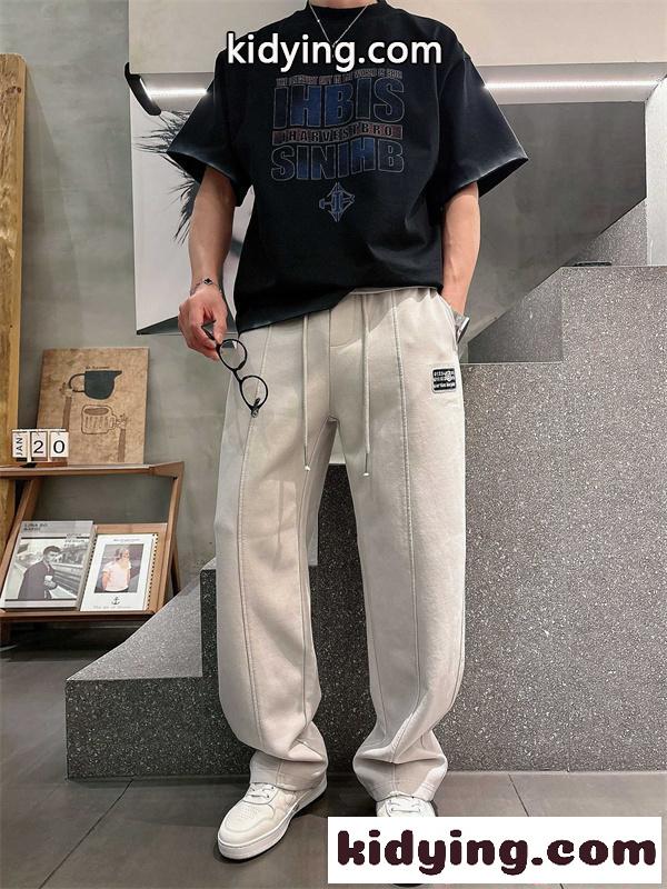 Maison Margiela メゾン マルジェラ コピー 爆売れ更新 ブラック ストリート カジュアル メンズ ロング パンツ-8