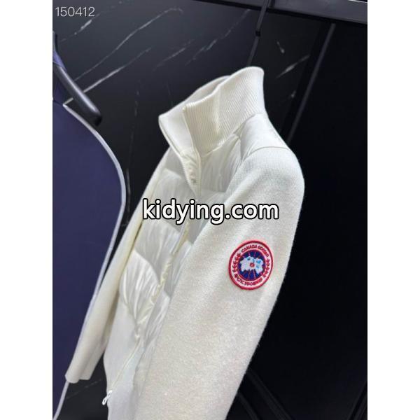 2025秋冬 ネイビー都会モダン ニットダウンジャケット 偽物 カナダグース Canada Goose-4