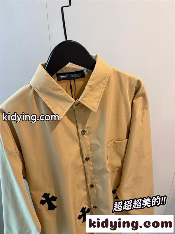 長袖シャツ CHROME HEARTS ストリート クロムハーツ コピー モード系 ゆったり おしゃれ カジュアル-3