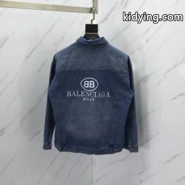 美品*入手困難　バレンシアガ BALENCIAGA　高感度アイテム　デニムジャケット　2018新品入荷_ジャケット パーカー セーター コート_メンズファッション_スーパーコピーブランド激安通販 専門店-0