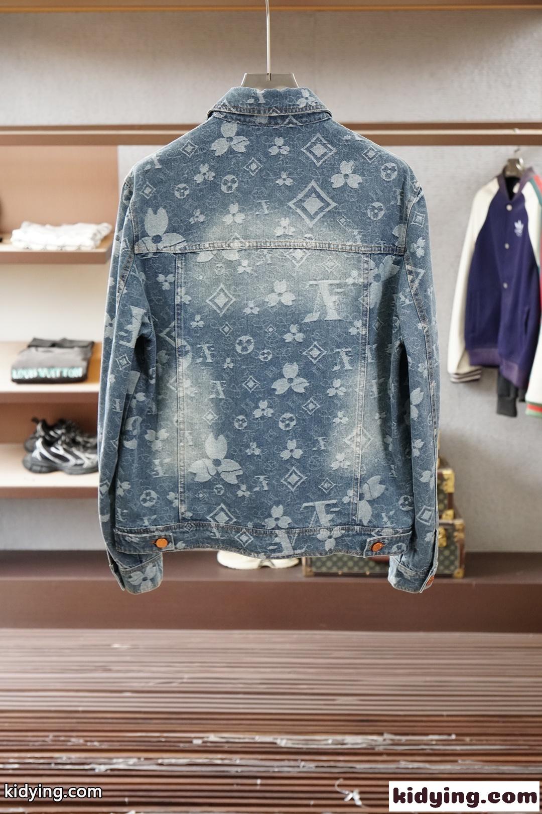 ルイヴィトン スーパーコピー デニムジャケット メンズ クラシックシルエット 秋冬対応 重厚感 LOUIS VUITTON-6