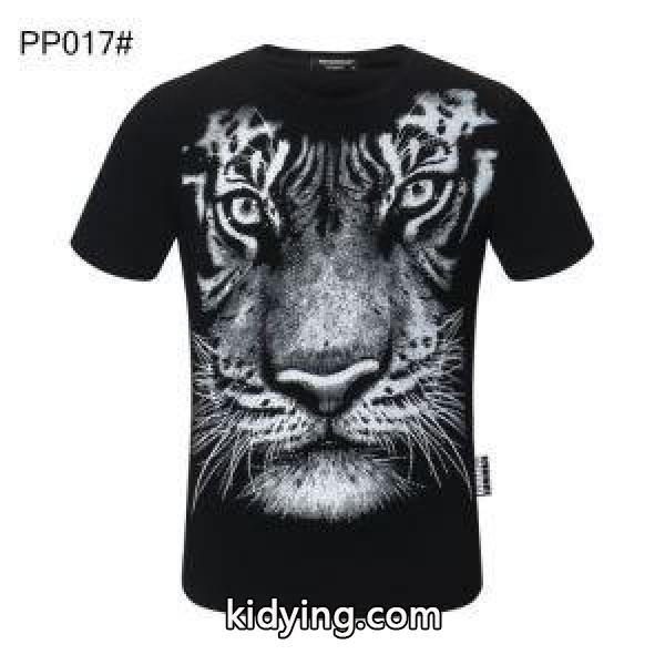 さりげなく華やかに 多色可選 フィリッププレイン PHILIPP PLEIN コーデに新しさが混在する 半袖Tシャツ_フィリッププレイン PHILIPP PLEIN_ブランド コピー 激安(日本最大級)-0