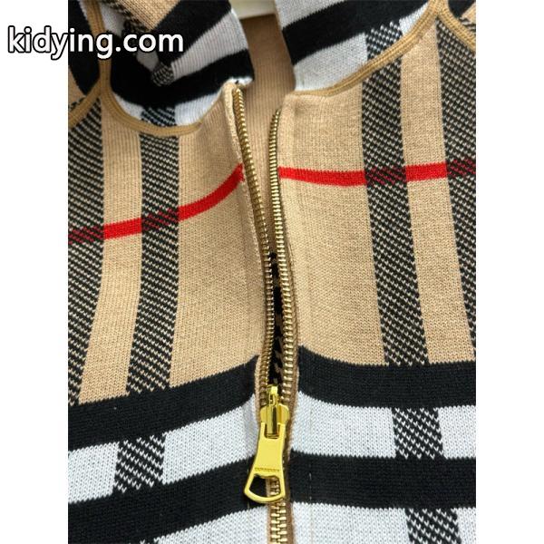 カーキロゴアクセント 秋冬大人気注目 バーバリー 偽物 パーカーニット クオリティ Burberry 2025AW注目-1