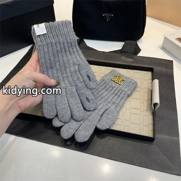 Celine セリーヌ コピー 激安 レディース 手袋 ウール ニット トリオンフ ロゴ 秋冬 新作 シンプル 高品質-5