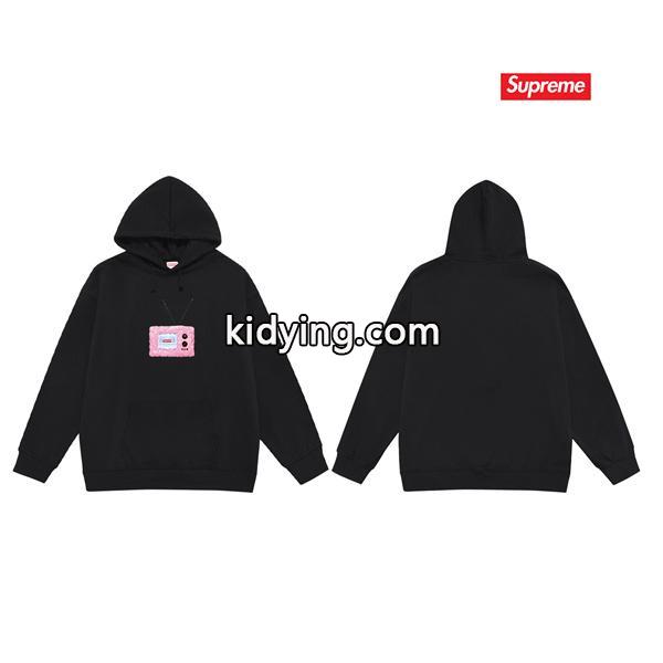 SUPREME シュプリーム コピー 2025秋冬対応 上質 防寒 ブラック 人気 新作 パーカー-1