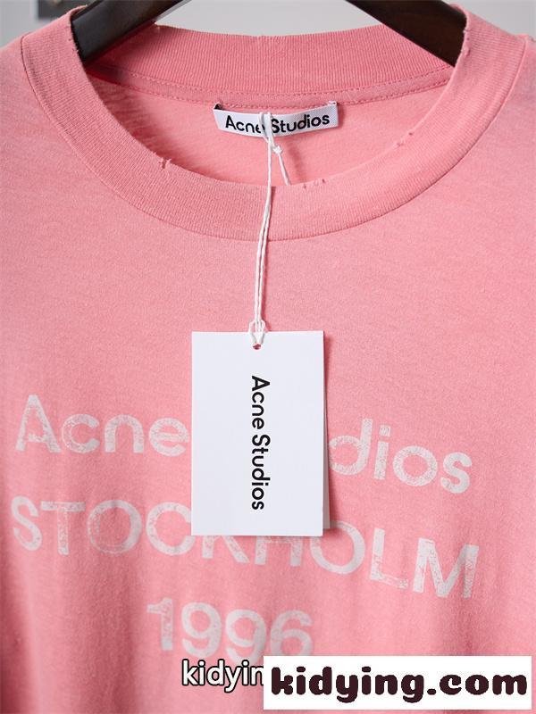 ロゴデザイン 2026新作風 人気アイテム シンプルコーデ Acne Studios アクネストゥディオズ コピー 長袖Tシャツ 上質カジュアル-3