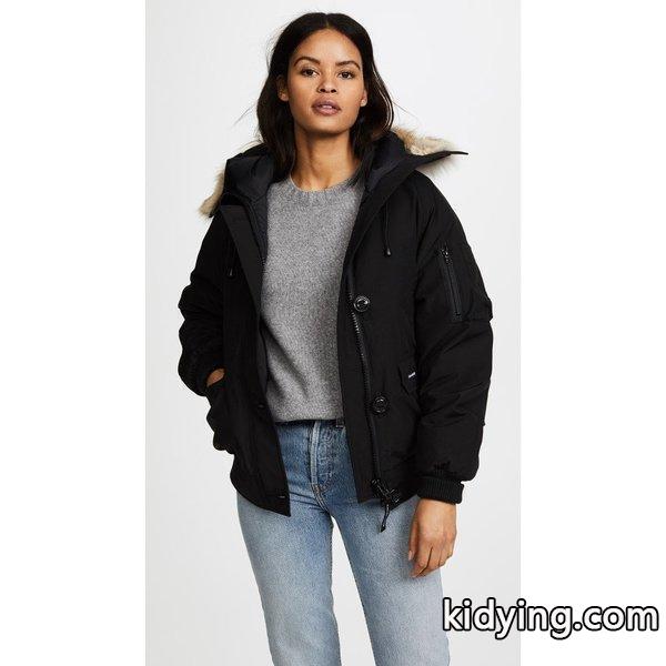 カナダグース レディース ダウンジャケット アウター Chilliwack Bomber Black :lb-canad30114-00a:フェルマート fermart 1号店 - 通販ショッピング-0