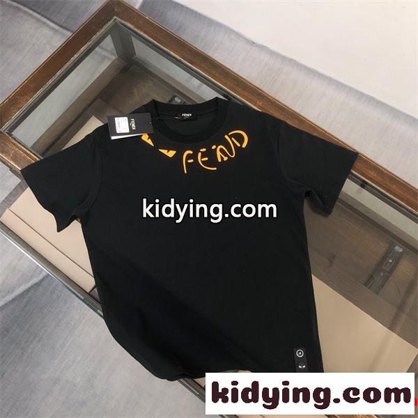 主役になる存在感FENDIフェンディ激安メンズクルーネック半袖Tシャツトップス激安通販品-0