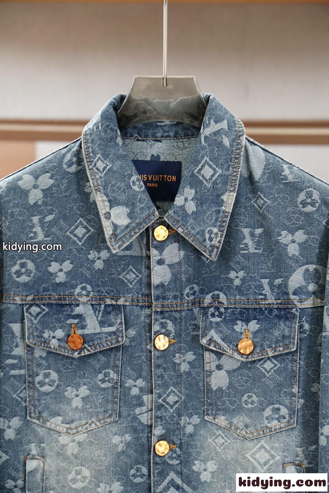ルイヴィトン スーパーコピー デニムジャケット メンズ クラシックシルエット 秋冬対応 重厚感 LOUIS VUITTON-2