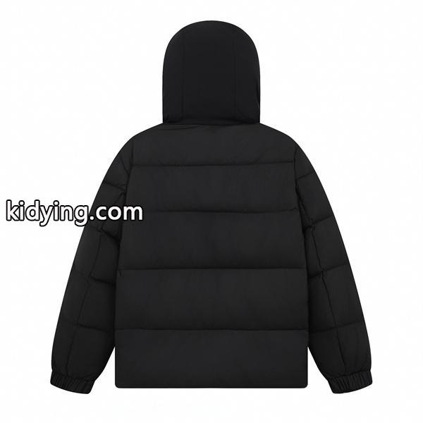 ホワイト×ブラック 切替デザイン 立体フード 高保温モデル MONCLER モンクレール コピー ダウンジャケット 秋冬注目-2