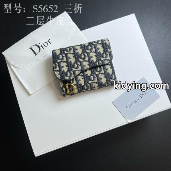 2026春夏☆DIOR  Lotus  Oblique☆ディオール折りたたみ財布 コピーS5652CTZQ-M928-0