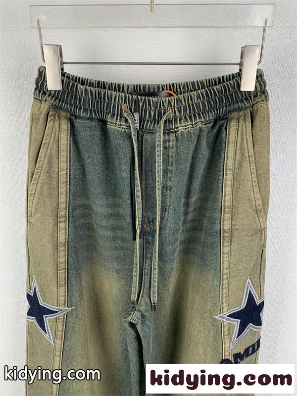 アートワッペン サイドデザイン こなれ感 AMIRI アミリ コピー デニムパンツ モードカジュアル 人気上昇中-1