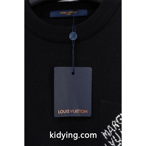 LOUIS VUITTON ルイヴィトン コピー 数量限定!ニット ブラック 定番 カジュアル 2025秋冬-6