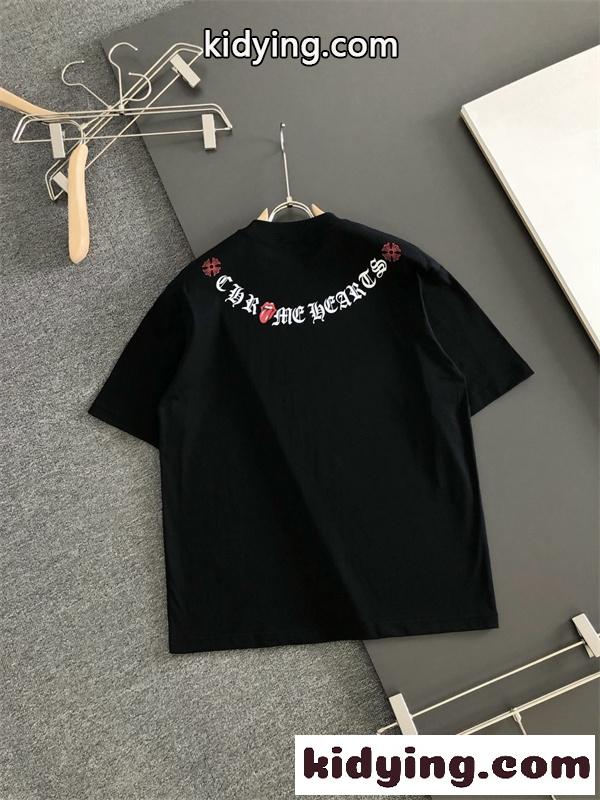 ☆2026SS人気上昇中☆Chrome Heartsクロムハーツtシャツ コピーオシャレ着こなし個性-4