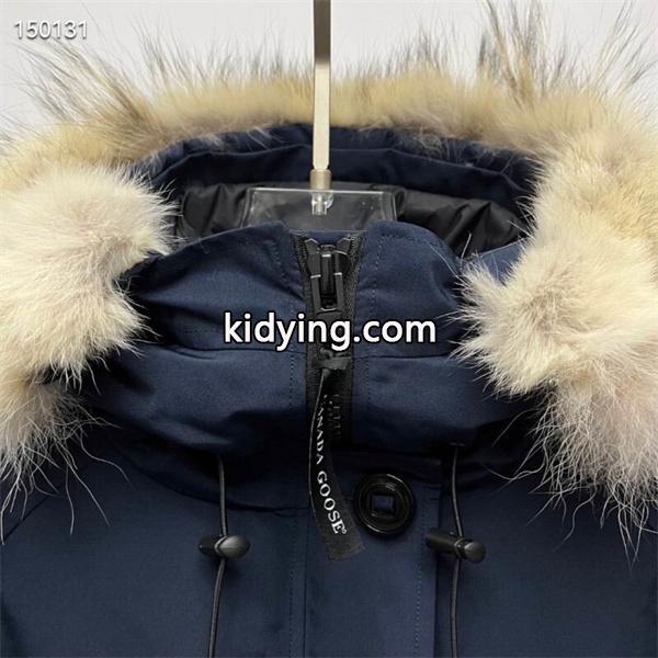 2025秋冬 ネイビー 防寒ファー付きダウンジャケット スーパーコピー カナダグース Canada Goose-3
