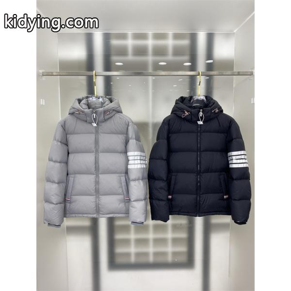 グレー ルーズフィット ダウンジャケット トムブラウン Thom Browne コピー 秋冬リラックスした 人気-8