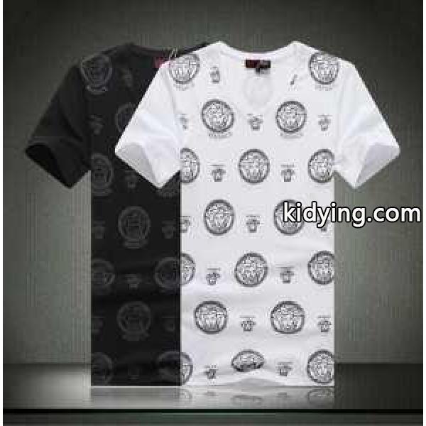 春夏 上品上品な輝きを放つ形 ヴェルサーチ 半袖Tシャツ 2色可選_VERSACE ヴェルサーチ_ブランド コピー 激安(日本最大級)-0