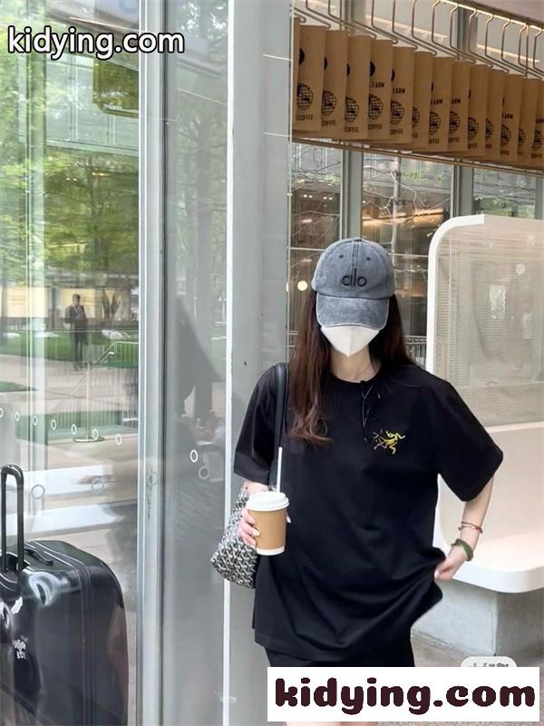 ワンポイント刺繍 半袖カットソー ARCTERYX ベーシックカラー展開 定番 アークテリクス コピー-2