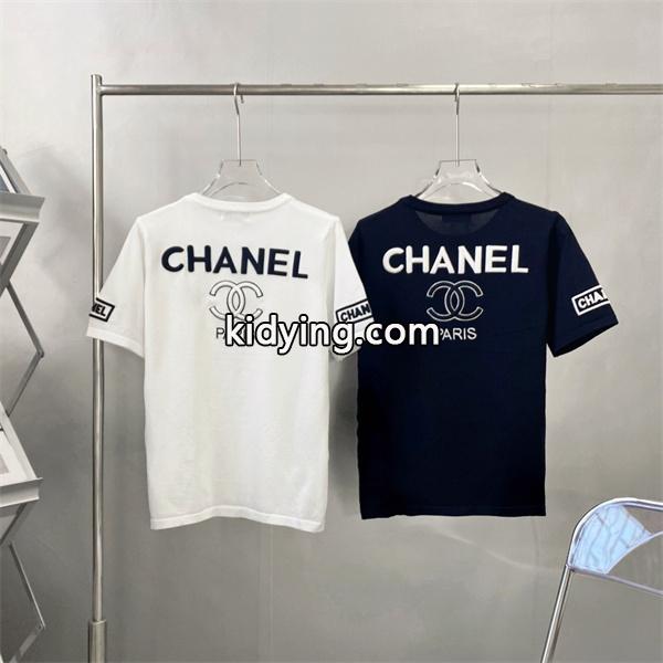 2021夏季 高質量ハイブランド刺繍ロゴコピー 柔らかくて快適な着心地 半袖ｔシャツ-0