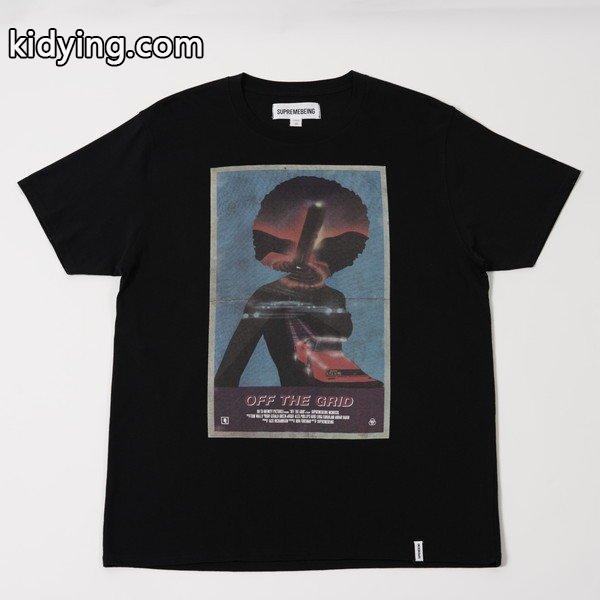 Tシャツ 半袖 メンズ SUPREMEBEING シュプリームビーイング 丸首 SBMT OFF THE GRID 【salesman sample】 気になる流行色おすすめ-0