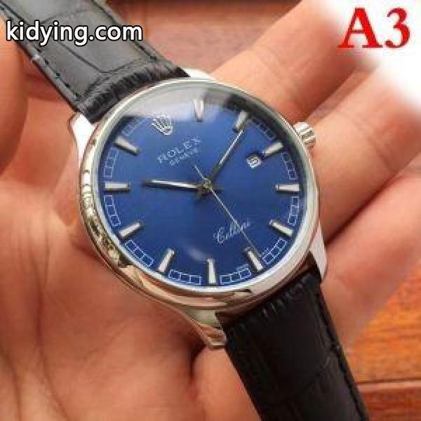 ロレックス 激安 時計ROLEX赤字超特価新品カジュアル腕時計5色可選スタイリッシュなデザイン性レザーベルト-2