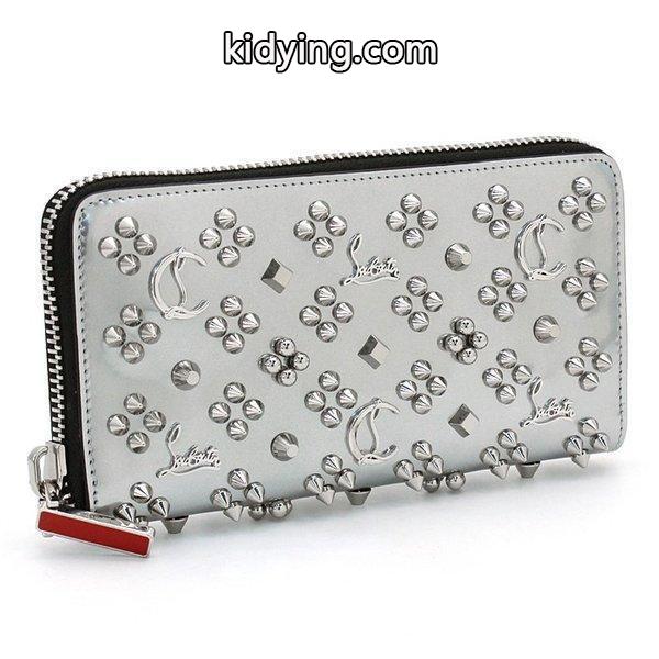 期間限定セール クリスチャンルブタン Christian Louboutin Panettone Wallet 長財布ラウンドファスナー 1185038 SV71 シルバー :12-1185038-sv71:サントノーレ Yahoo!店 - 通販ショッピング-0