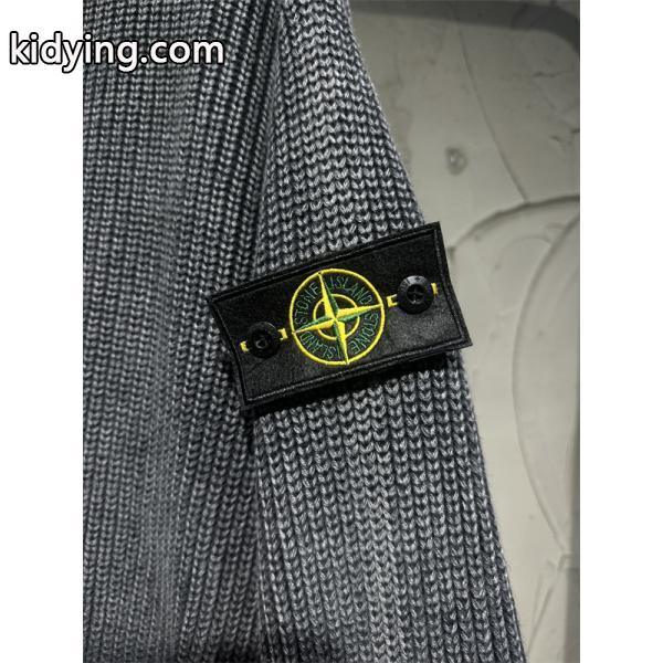 STONE ISLAND ストーンアイランド コピー トレンド最前線 2025秋冬限定 おすすめ ジップアップ ニット-6