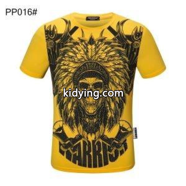 ラフさとおしゃれを両立 多色可選 半袖Tシャツ 春夏トレンドの取り入れるフィリッププレイン PHILIPP PLEIN_フィリッププレイン PHILIPP PLEIN_ブランド コピー 激安(日本最大級)-3