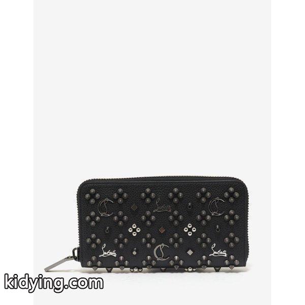 クリスチャン ルブタン Christian Louboutin メンズ 財布 Panettone Loubinthesky Spikes Wallet Black :cb2-ff3898606f:フェルマート fermart シューズ - 通販ショッピング-0